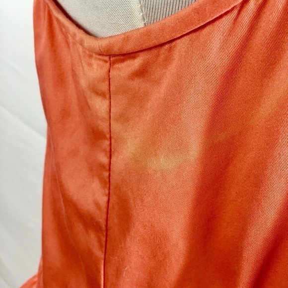 J Crew Ruffle Neck Sleeveless Cotton Sateen Dress Size 6 - Picture 14 of 14